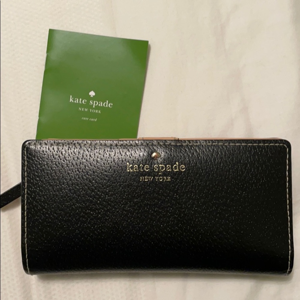 Kate Spade Black Bifold Wallet